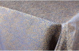 Tablecloth Blue Granite 156"x96" Rectangle