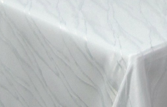 Tablecloth Moire Elite White 120" x 72" Rectangle