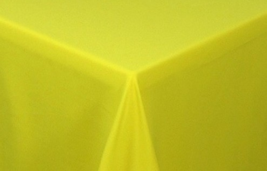 Tablecloth Yellow Elite 155" x 89" Rectangle 