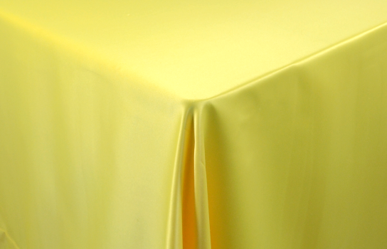 Tablecloth Peau de Soie Yellow 155" x 89" Rectangle