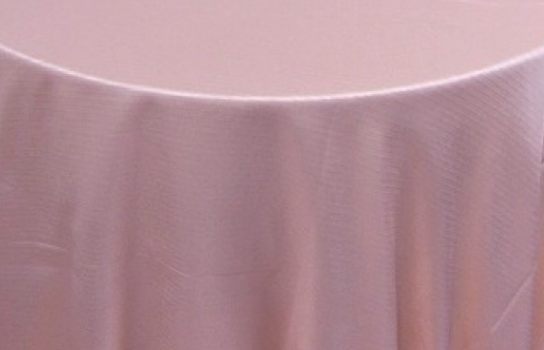 Tablecloth Sateen Pink 118" Round