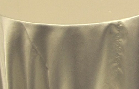 Tablecloth Satin Ivory 120" Round