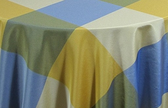 Tablecloth Blueberries and Cream 120" Round