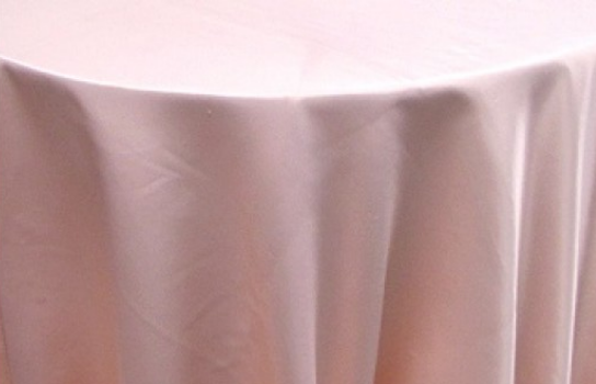 Tablecloth Peau de Soie Blush 120" Round