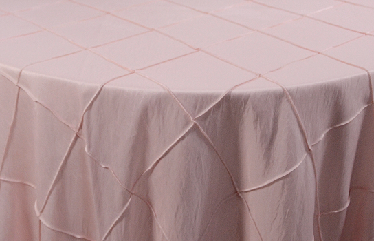 Tablecloth Tafetta Pink Diamond 120" Round