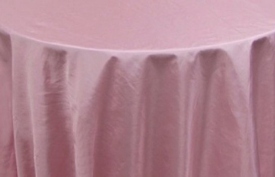Tablecloth Moire Pink 120" Round 
