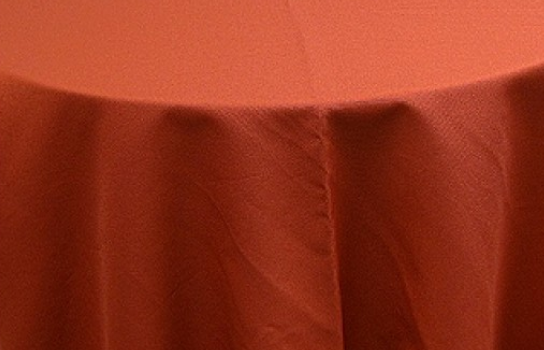 Tablecloth Elite Rust 120" Round