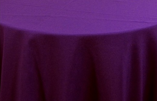Tablecloth Visa Purple 120" Round 