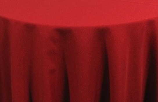 Tablecloth Visa Red 120" Round 