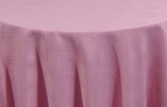 Tablecloth Windom Pink 120" Round 