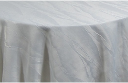 Tablecloth Moire Elite White 120" Round