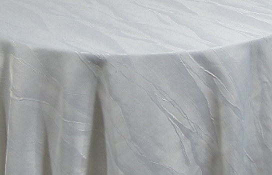 Tablecloth Moire Elite White 120" Round