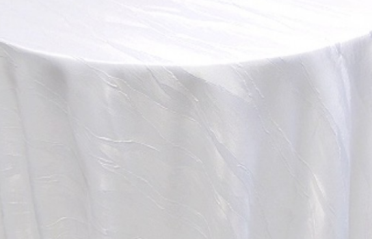 Tablecloth Moire Elite Off White FR 120" Round