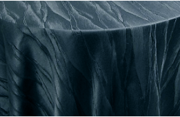 Tablecloth Moire Elite Midnight Blue 120" Round