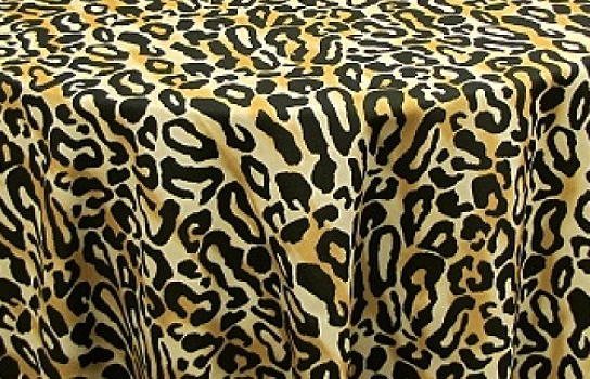 Tablecloth Leopard Print 120" Round