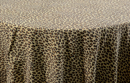 Tablecloth Small Leopard 120" Round