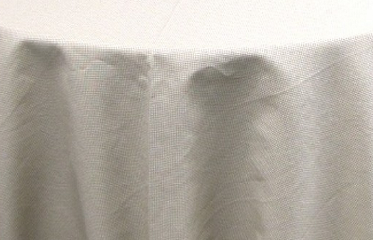 Tablecloth Check Beige and Ivory 120" Round