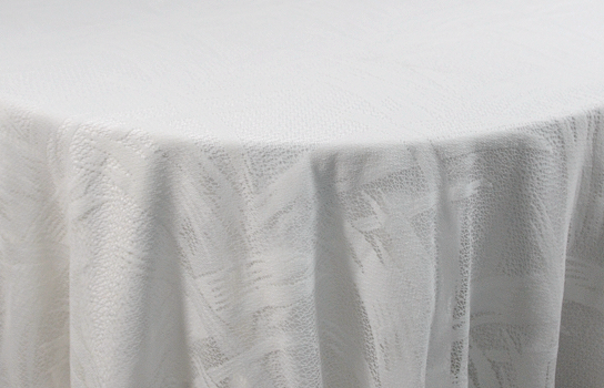 Tablecloth White Eyelet 120" Round