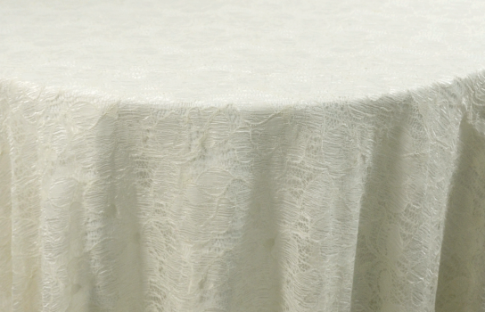 Tablecloth Bridal Lace 120" Round