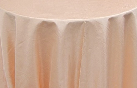 Tablecloth Moire Peach 120" Round