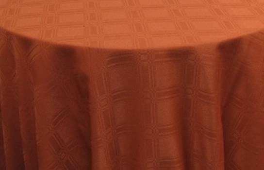 Tablecloth Windom Rust 120" Round