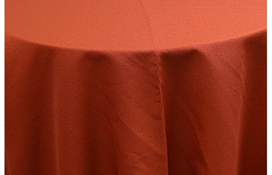 Tablecloth Elite Rust 120" Round