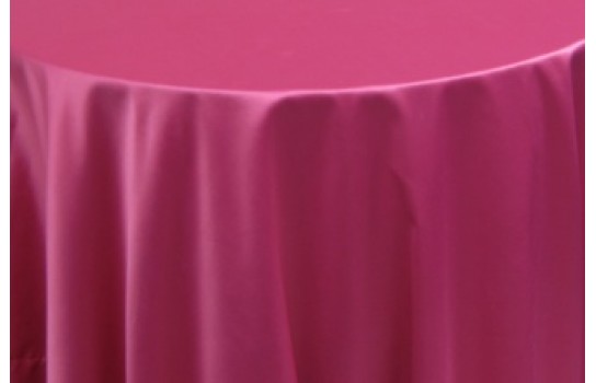 Tablecloth Moire Fuschia 120" Round