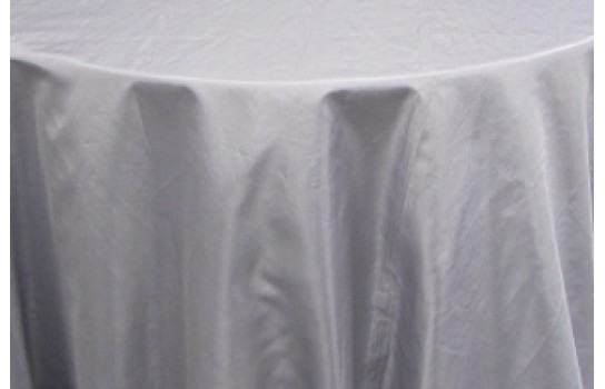 Tablecloth Moire Grey 120" Round