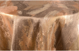 Tablecloth Artiste Gold 122" Round