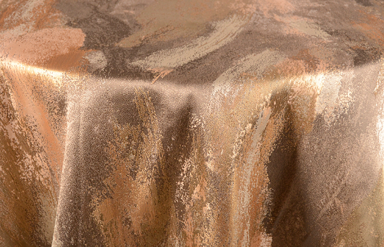 Tablecloth Artiste Gold 122" Round