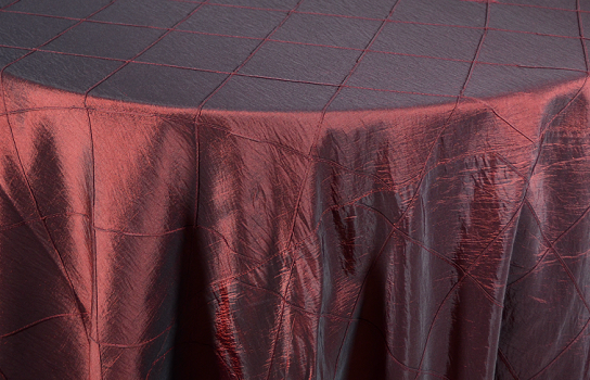 Tablecloth Como Diamond Burgundy 122" Round