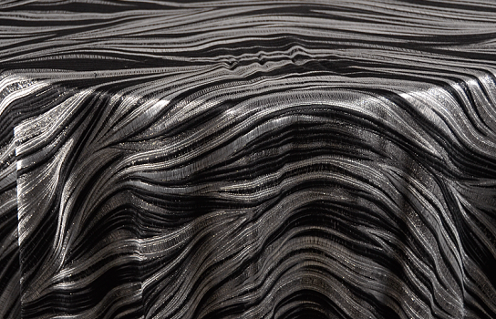 Tablecloth Charisma Black 122" Round