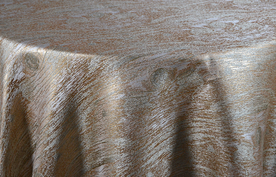 Tablecloth Cypress Rose Gold 122" Round