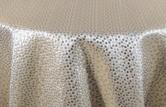 Tablecloth Festival Champagne 122" Round