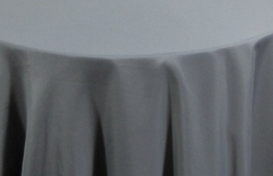 Tablecloth Tafetta Grey 132" Round