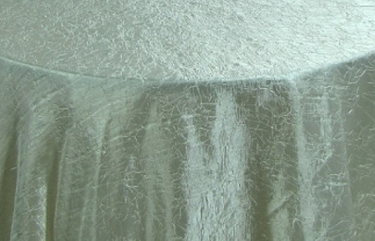 Tablecloth Satin Pearl Ivory 132" Round