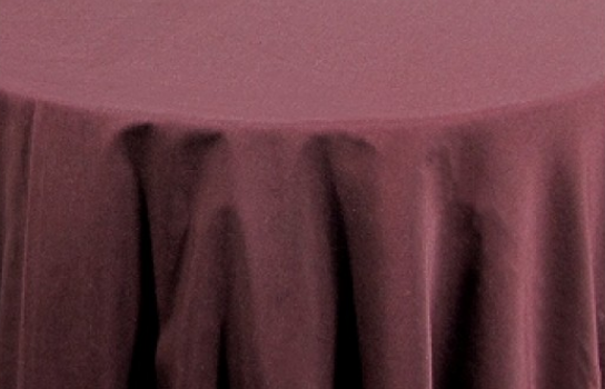 Tablecloth Burgundy 132" Round