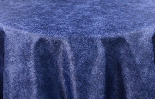 Tablecloth Marble Blue 132" Round