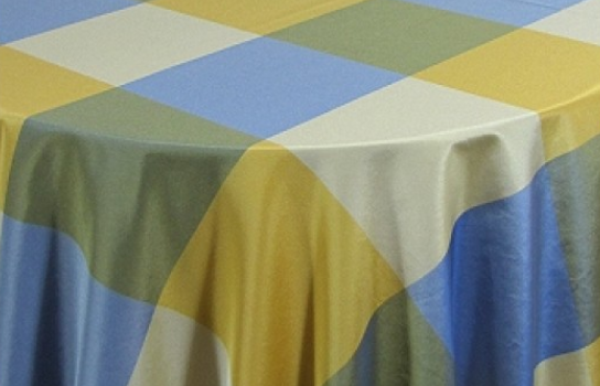 Tablecloth Blueberries and Cream 132" Round