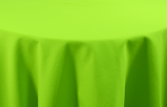 Tablecloth Elite Lime 132" Round 