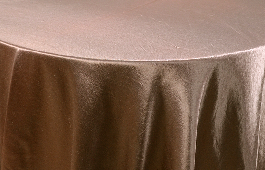 Tablecloth Satin Grey 126" Round