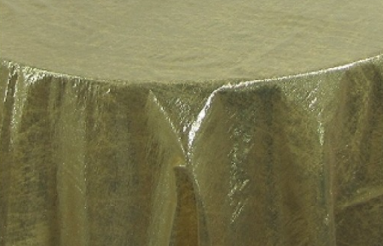 Tablecloth Lame Gold 90" Round