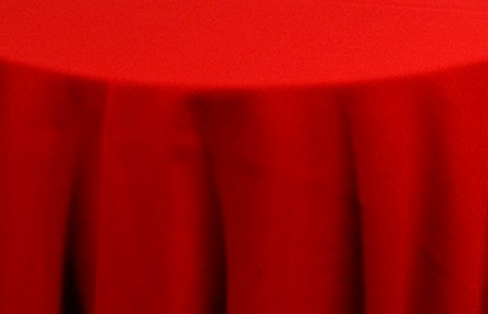 Tablecloth Fire Red 90" Round