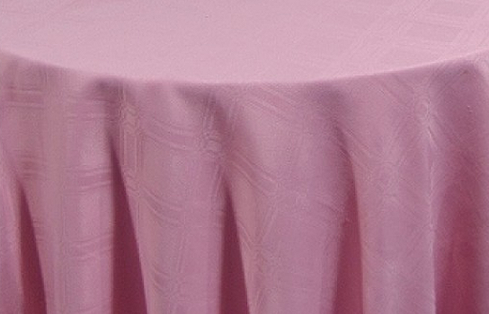 Tablecloth Windom Pink 90" Round 