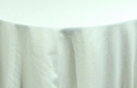 Tablecloth White Visa 96" Round