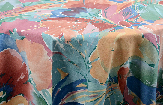 Tablecloth Aqua Panache 90" Round