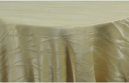 Tablecloth Elite Moire Light Gold FR 90" Round