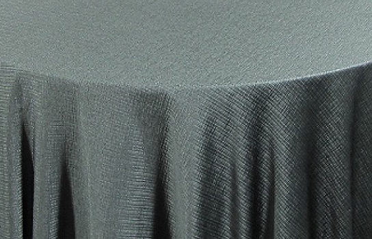 Tablecloth Crinkle Grey 90" Round