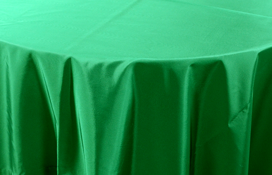 Tablecloth Moire Sea Green Round 90"