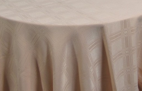 Tablecloth Windom Peach 120" Round